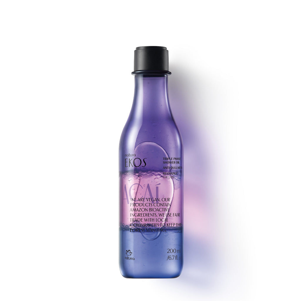 HUILE DOUCHE ACAI TRIPHASEE - EKOS - 200ML