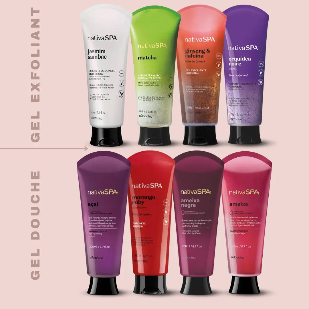 Gel Douche et Gel Exfoliants JosikaBeauty