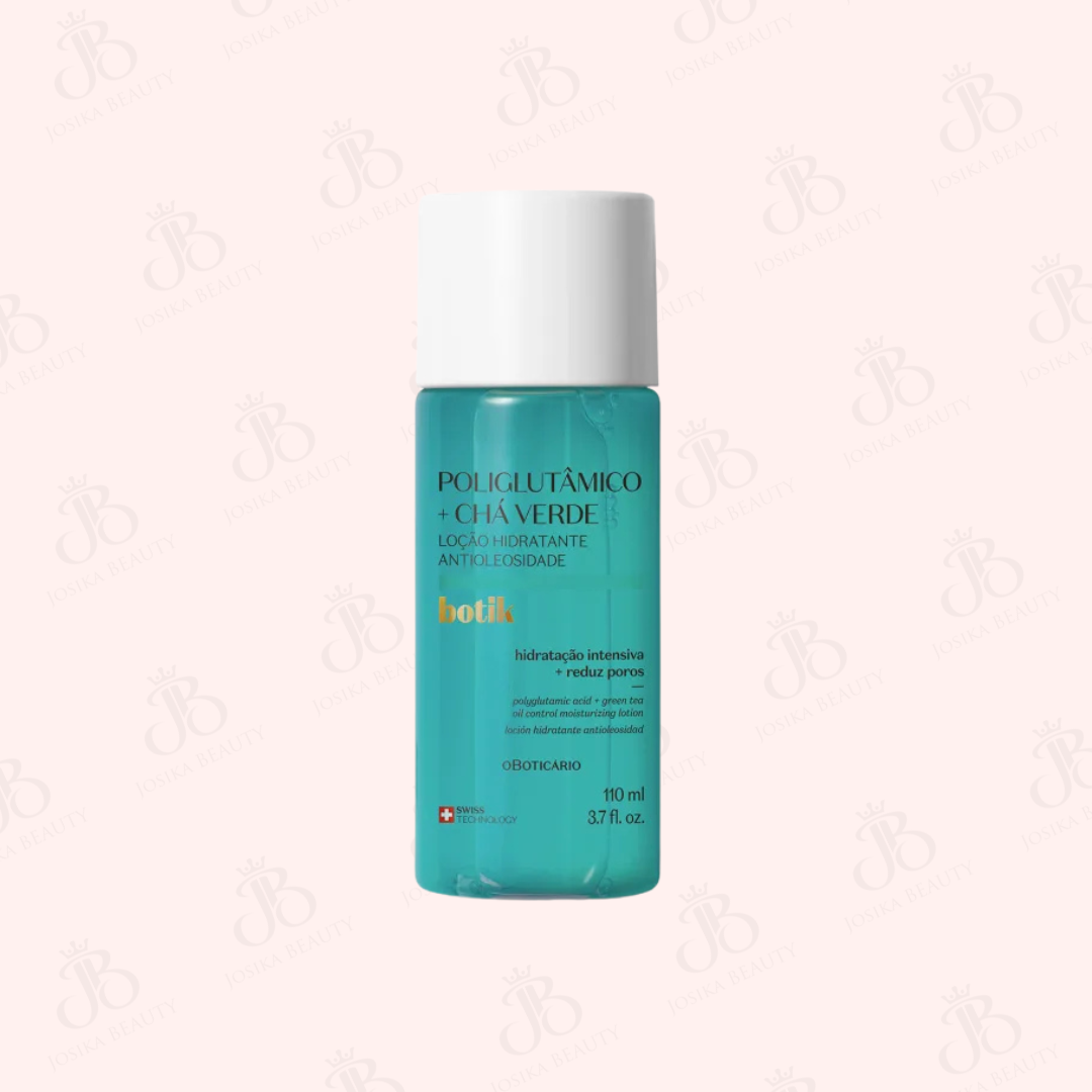 Lotion Hydratante Anti-Huile Polyglutamique + Thé Vert Botik, 110 ml