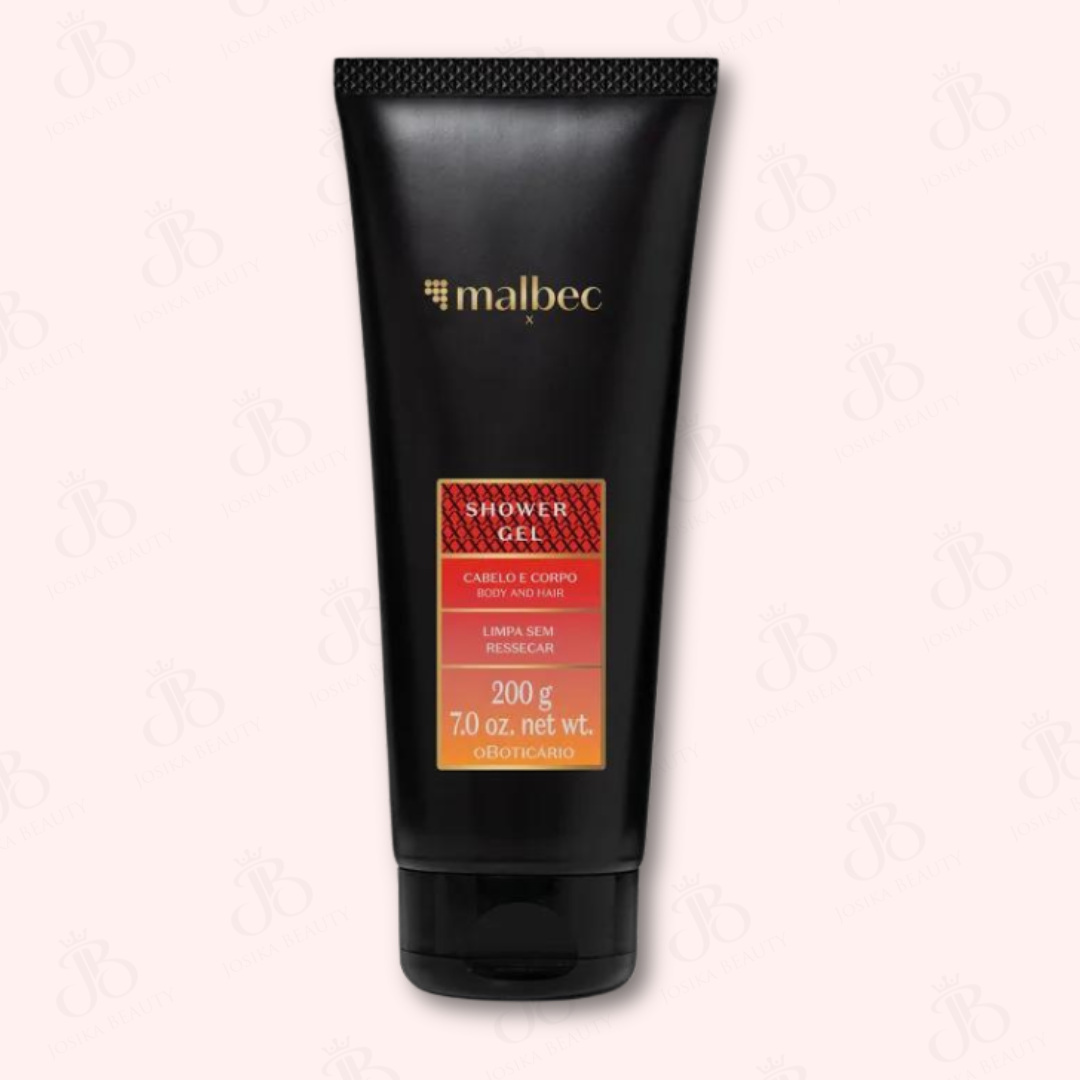 Malbec X Gel douche cheveux et corps, 200 g