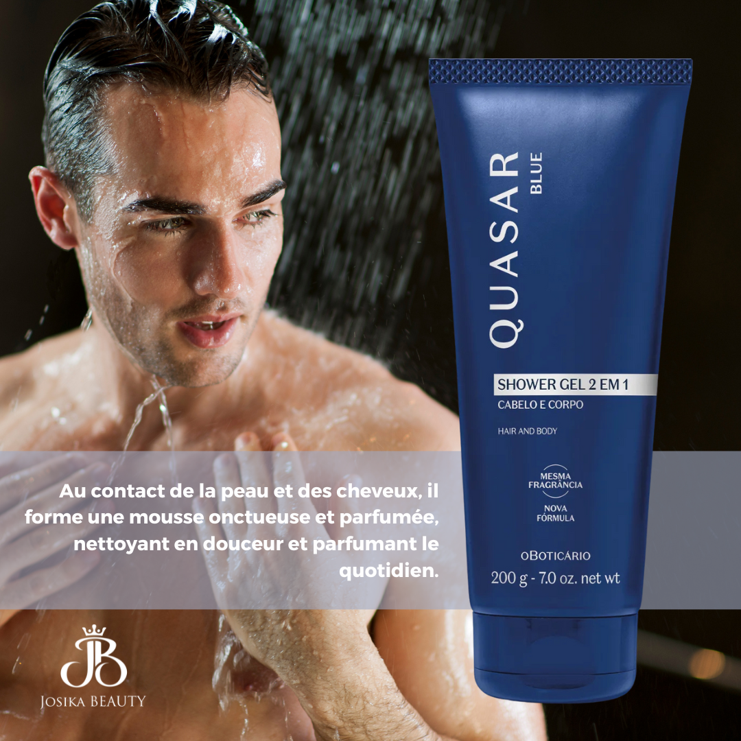 QUASAR | Quasar Blue Gel Douche Cheveux et Corps, 200 g