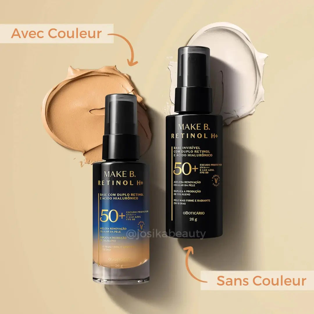 Make B. Fond De Teint Liquide SPF50 + Rétinol H+, 26 G JosikaBeauty