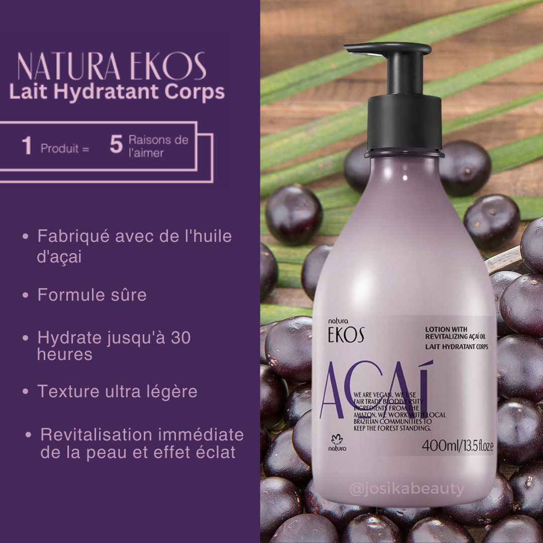 LAIT CORPS ACAI - EKOS - 400ML