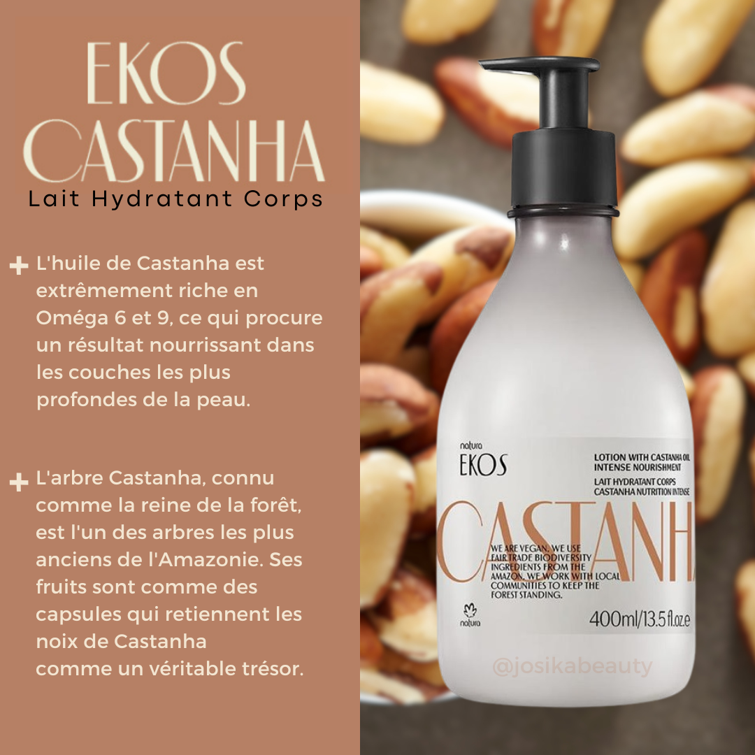 LAIT CORPS CASTANHA - EKOS - 400ML