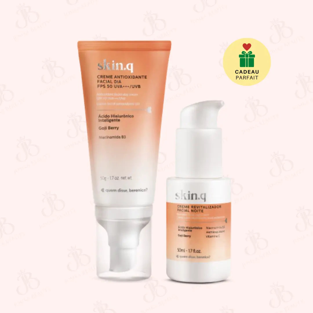 Combo SkinCare : Crème Visage Anti-Signal SPF 50 50g + Crème Revitalisante Visage Nuit 50ml