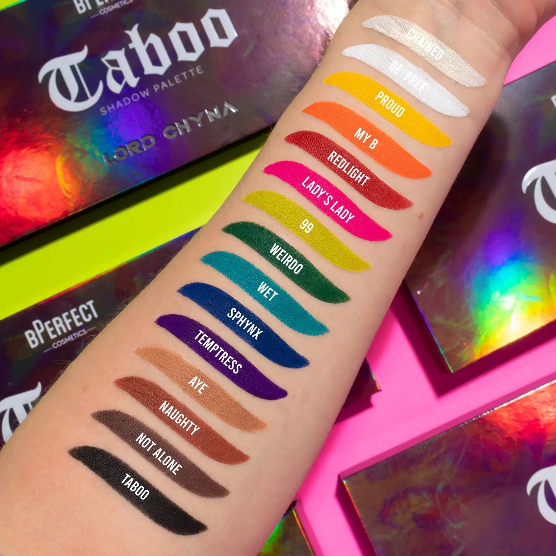 Lord Chyna Taboo Palette - BPerfect JosikaBeauty