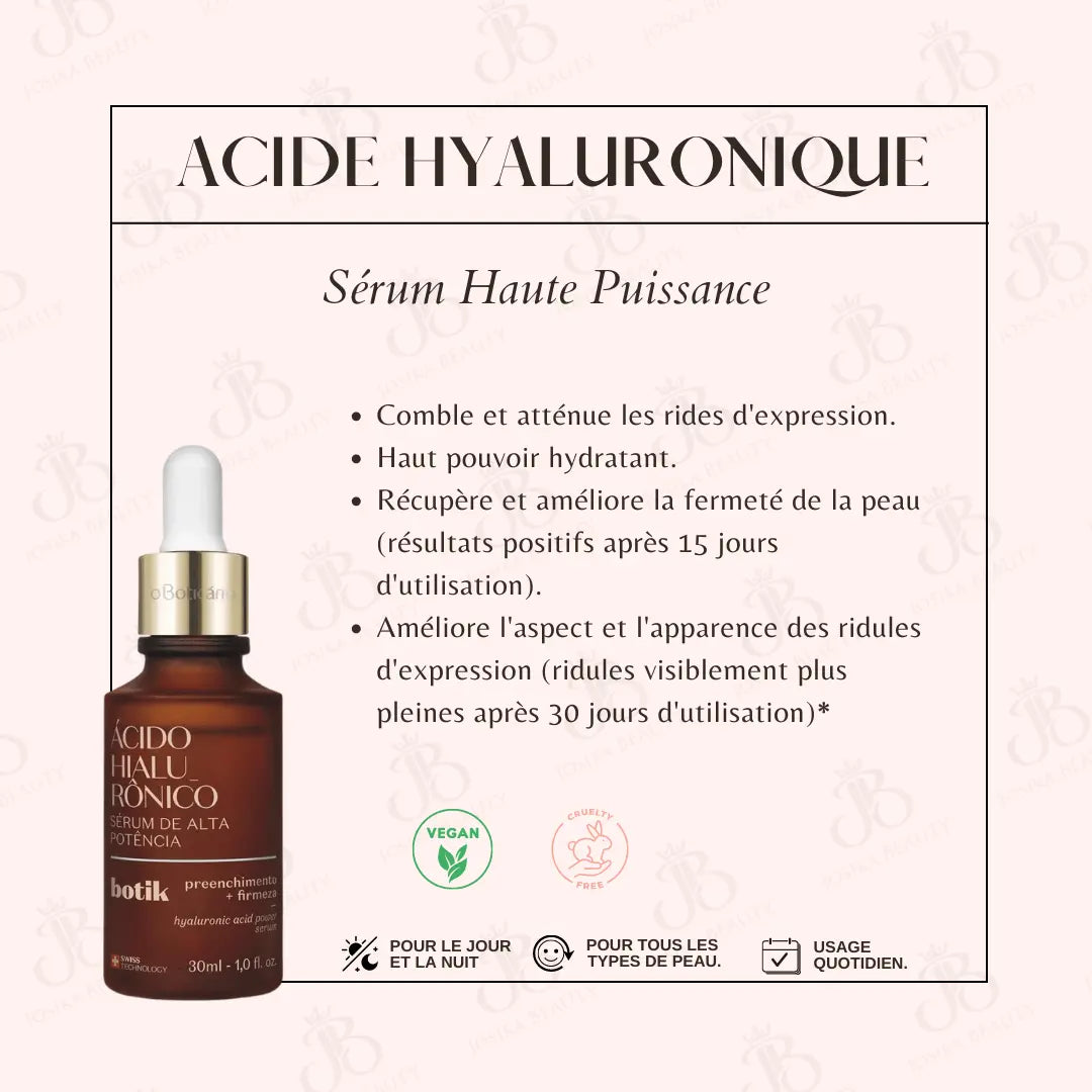 Botik Acide Hyaluronique Sérum Haute Puissance 30 ml