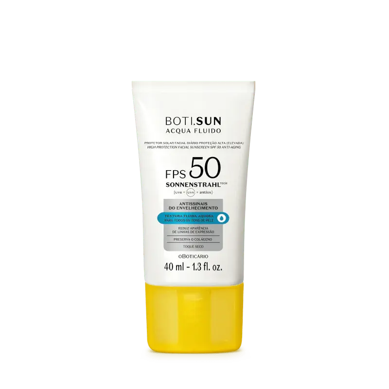 Crème Solaire Visage Anti-Âge SPF50 Boti.Sun Acqua Fluide 40ml - JosikaBeauty